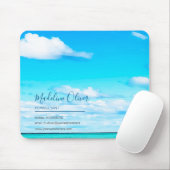 Blue Ocean Aqua Zee Bedrijfsinformatie Muismat (Met muis)