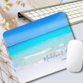 Blue Ocean Aqua Zee Sky Vacation Vibe Muismat