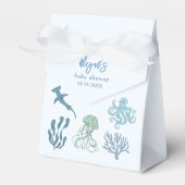 Blue Ocean Baby shower Bedankdoosjes (Voorkant Zijde)