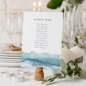 Blue Ocean bruiloft zitgrafiek Kaarten