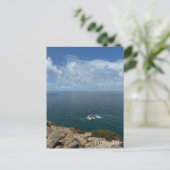 Blue Ocean Cliffs, Portugal Fotografie, Reizen Feestdagenkaart (Staand voorkant)