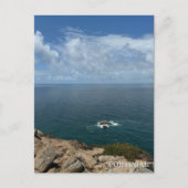 Blue Ocean Cliffs, Portugal Fotografie, Reizen Feestdagenkaart (Voorkant)