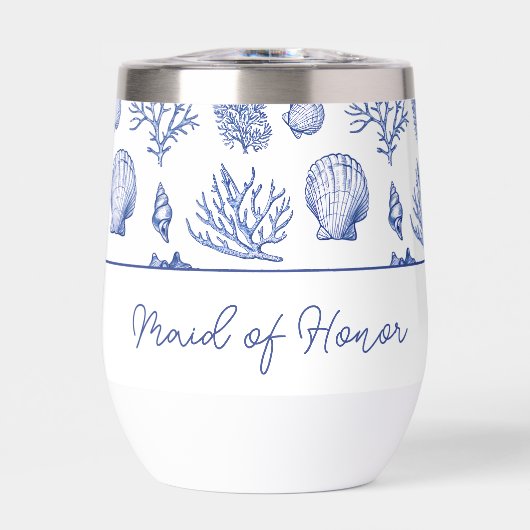 Blue Ocean Coastal Bridal Party Zee Beach Naam (Voorkant)