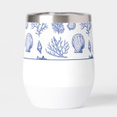 Blue Ocean Coastal Bridal Party Zee Beach Naam (Achterkant)