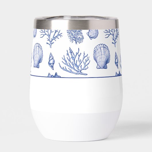 Blue Ocean Coastal Bridal Party Zee Beach Naam (Achterkant)