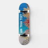 Blue Ocean Coral Reef Tropical Paradise Serene Zee Persoonlijk Skateboard (Voorkant)