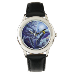 Blue Ocean Dragon & Parel Horloge