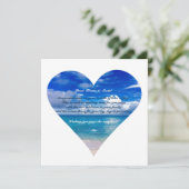 Blue Ocean | Felicitatiekaart Semi-Glans Kaart (Staand voorkant)