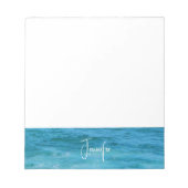 Blue Ocean gepersonaliseerd Notitieblok (Voorkant)