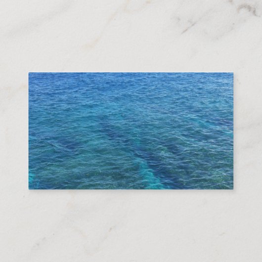 Blue Ocean Gevist gids Gevist Charter Visitekaartje (Achterkant)