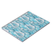 Blue Ocean Glas in lood Dolphins Notitieboek (Linkerzijde)