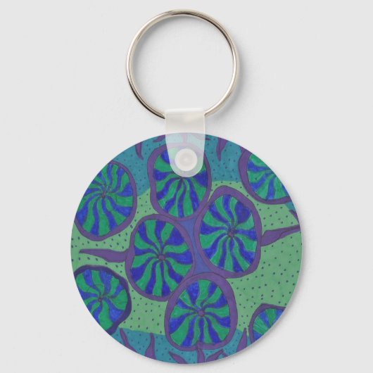 Blue Ocean Groove Sleutelhanger (Voorkant)