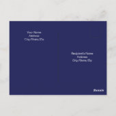 Blue Ocean Happy New Year Christelijk Faith Briefkaart (Achterkant)