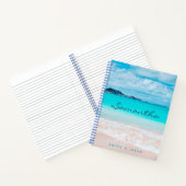Blue Ocean Hawaii Tropical Sandy Beach Notitieboek (Binnen)