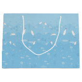 Blue Ocean Large Gift Bag Groot Cadeauzakje (Voorkant)