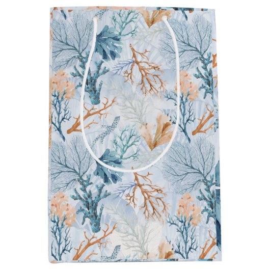 Blue Ocean Marine Zee Koraal Medium Cadeauzakje (Voorkant)