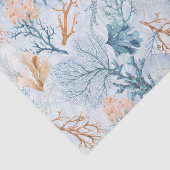 Blue Ocean Marine Zee Koraal Tissuepapier (Detail)