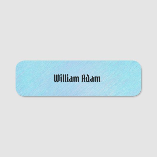 Blue Ocean Name Tag (Voorkant)