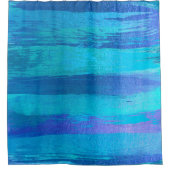 BLUE OCEAN NAVY STROKES EMERALD MODERN DOUCHEGORDIJN (Voorkant)