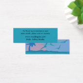 Blue Ocean Paradise-themawebsite Behuizing Mini Visitekaartjes (Bureau)
