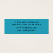 Blue Ocean Paradise-themawebsite Behuizing Mini Visitekaartjes (Voorkant)