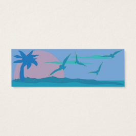 Blue Ocean Paradise-themawebsite Behuizing Mini Visitekaartjes