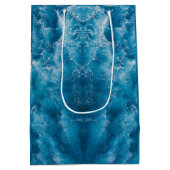 Blue Ocean Rippling Waves Gift Bag Medium Cadeauzakje (Achterkant)