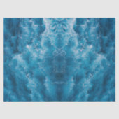 Blue Ocean Rippling Waves Tissue Paper Tissuepapier (Voorkant)