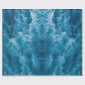 Blue Ocean Rippling Waves Wrapping Paper - Water T Cadeaupapier (Vlak)