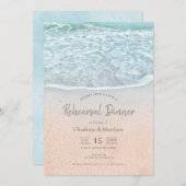 Blue Ocean & Sandy Beach repetitie diner Kaart (Voorkant / Achterkant)