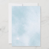 Blue Ocean & Sandy Beach Vrijgezellenfeest per pos Kaart (Achterkant)