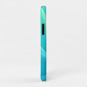 Blue Ocean Serenity Abstracte golven ontwerp Case-Mate iPhone Case (Achterkant/rechts)
