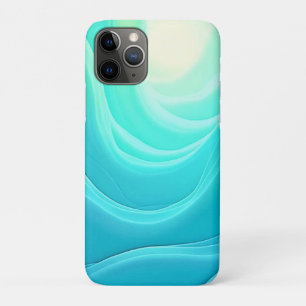 Blue Ocean Serenity Abstracte golven ontwerp Case-Mate iPhone Case