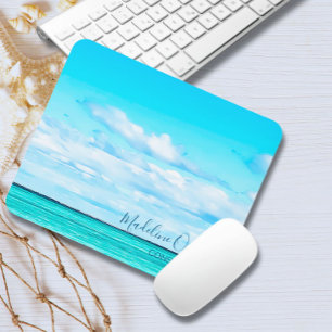 Blue Ocean Sky Vakantie Vibe Persoonlijk Muismat