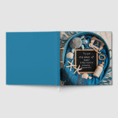 Blue Ocean-Theme Baby fotoboek aandenken Gastenboek (Volledig)