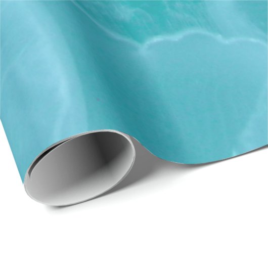 Blue ocean transparent jellyfish wrapping paper cadeaupapier (Rol Hoek)