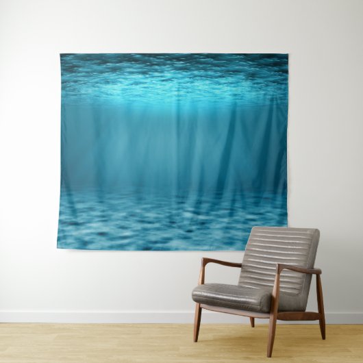 Blue Ocean Underwater Scene Wandkleed (In Situ (horizontaal))