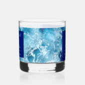 Blue Ocean Water Wedding Rocks Glass Whisky Glas (Links)