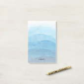 Blue Ocean Waterverf Persoonlijke opmerkingen Post-it® Notes (Op bureau)