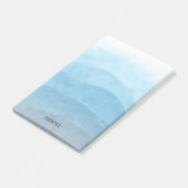 Blue Ocean Waterverf Persoonlijke opmerkingen Post-it® Notes (Schuin)