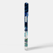 Blue Ocean Wave Aesthetic Phone Case (Achterkant / Rechts)