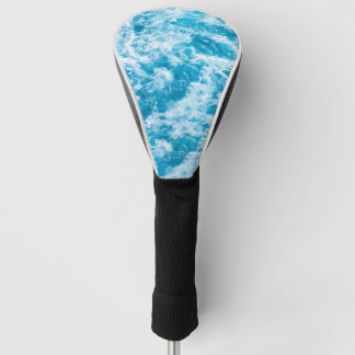 Blue Ocean Wave textuur Golfheadcover