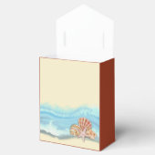 Blue Ocean Wave Wedding Bedankdoosjes (Geopend)