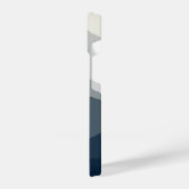 "Blue Ocean Wave & White Sky Minimalist Phone Case iPhone Hoesje (Linkerkant)