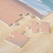 Blue Ocean Waves | Beach Sea Watercolor  Legpuzzel (Zijkant)