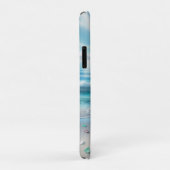 Blue Ocean Waves en Zee Glass Case-Mate iPhone Case (Achterkant/rechts)