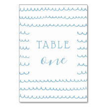 Blue Ocean Waves Nautical Baby Boy of Kind Verjaar