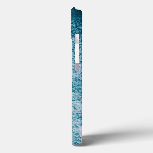 Blue Ocean Waves Sandy Beach Case-Mate iPhone Case (Achterkant / Links)