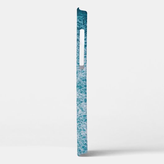 Blue Ocean Waves Sandy Beach Case-Mate iPhone Case (Achterkant / Links)