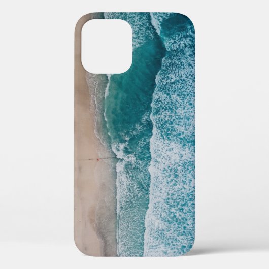 Blue Ocean Waves Sandy Beach Case-Mate iPhone Case (Achterkant)